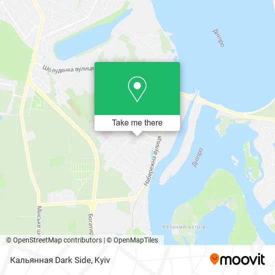 Кальянная Dark Side map