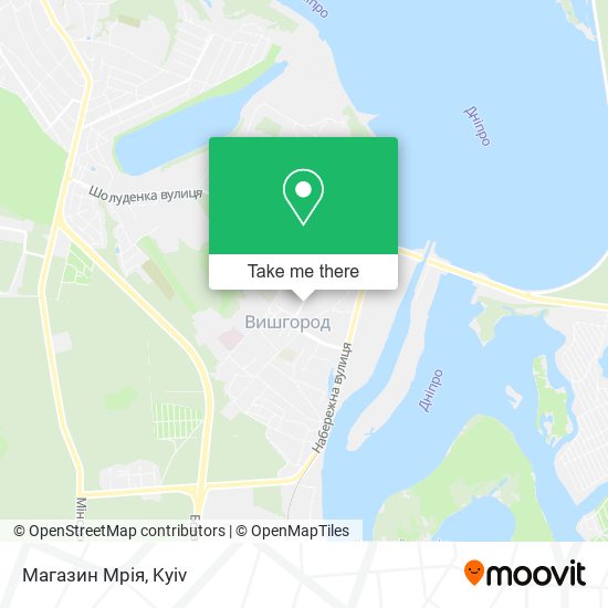 Магазин Мрiя map