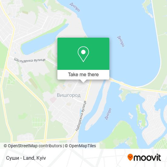 Суши - Land map