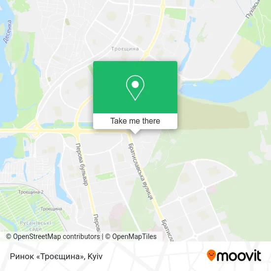 Карта Ринок «Троєщина»