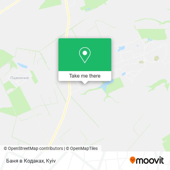 Баня в Кодаках map