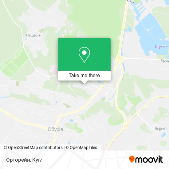 Орторейн map