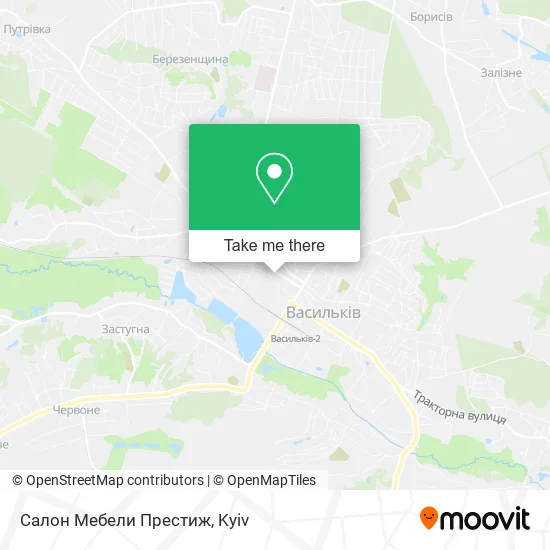 Карта Салон Мебели Престиж