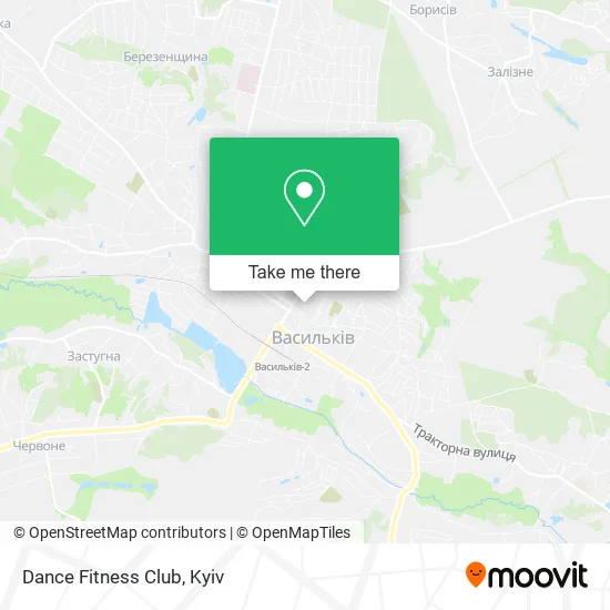 Карта Dance Fitness Club