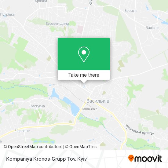 Kompaniya Kronos-Grupp Tov map