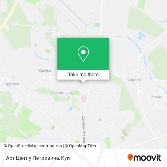 Арт Цент у Петровича map