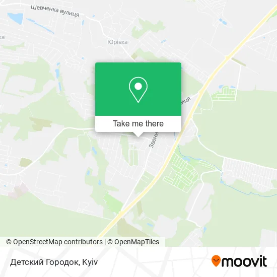 Карта Детский Городок