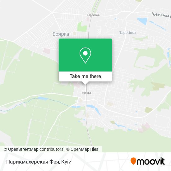 Парикмахерская Фея map