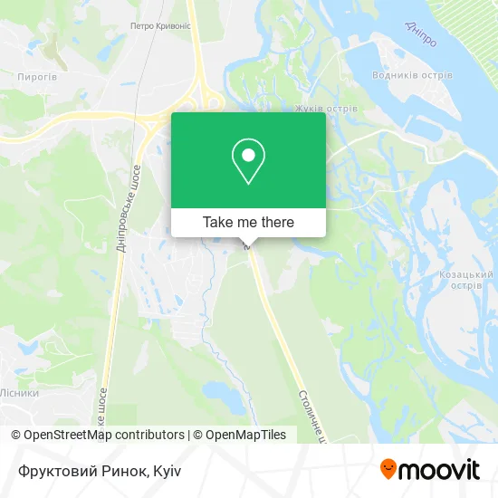 Карта Фруктовий Ринок