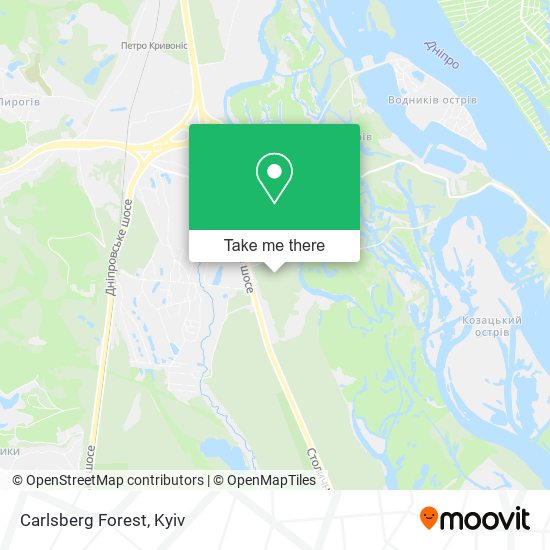 Carlsberg Forest map