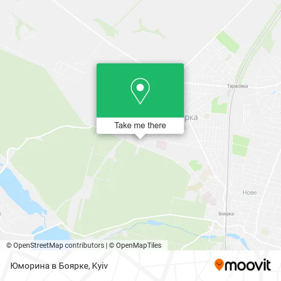 Карта Юморина в Боярке