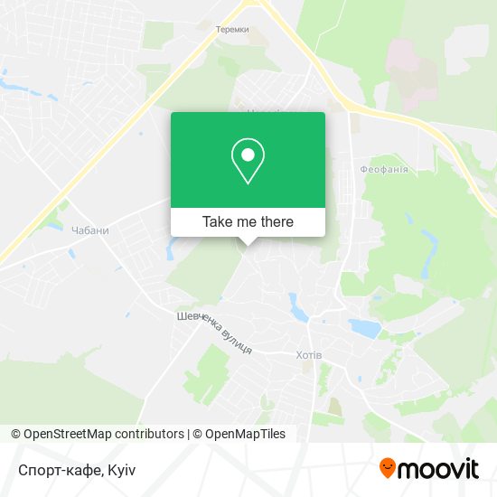 Карта Спорт-кафе