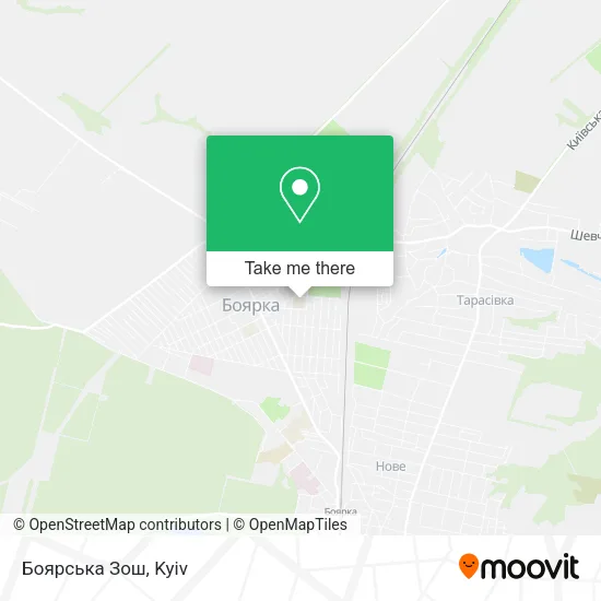 Карта Боярська Зош