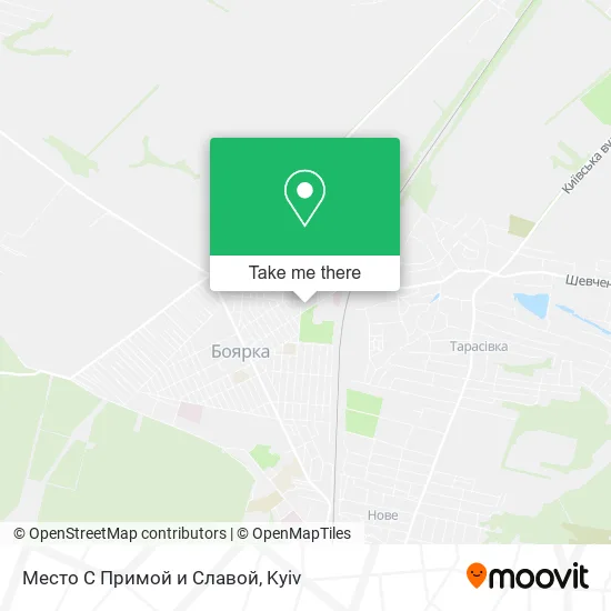 Место С Примой и Славой map