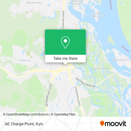 AE Charge Point map