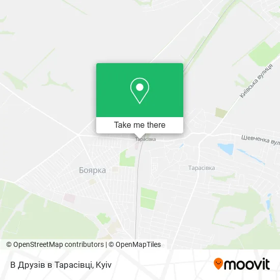 Карта В Друзів в Тарасівці