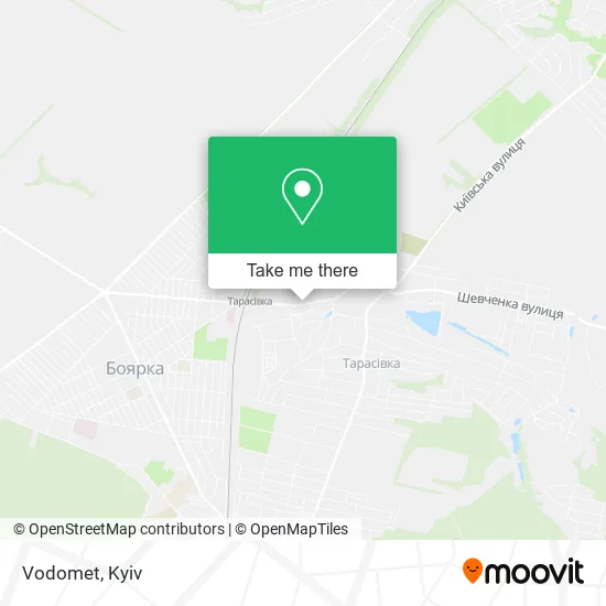 Карта Vodomet