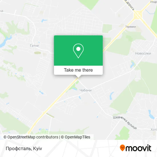 Профсталь map