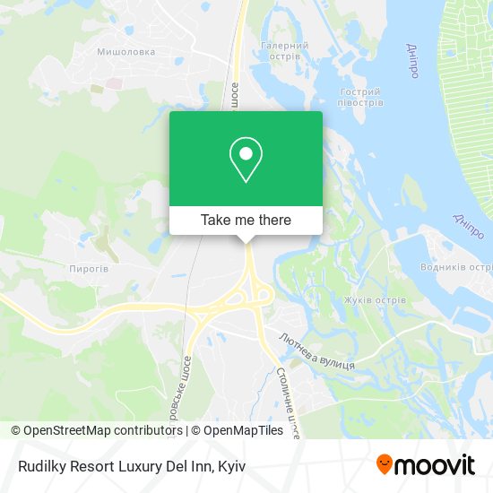 Карта Rudilky Resort Luxury Del Inn