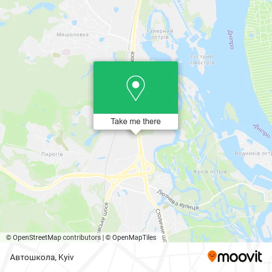Карта Автошкола
