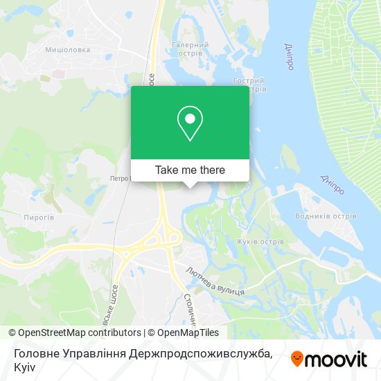 Головне Управління Держпродспоживслужба map