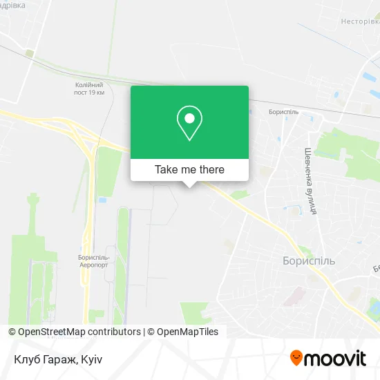 Клуб Гараж map