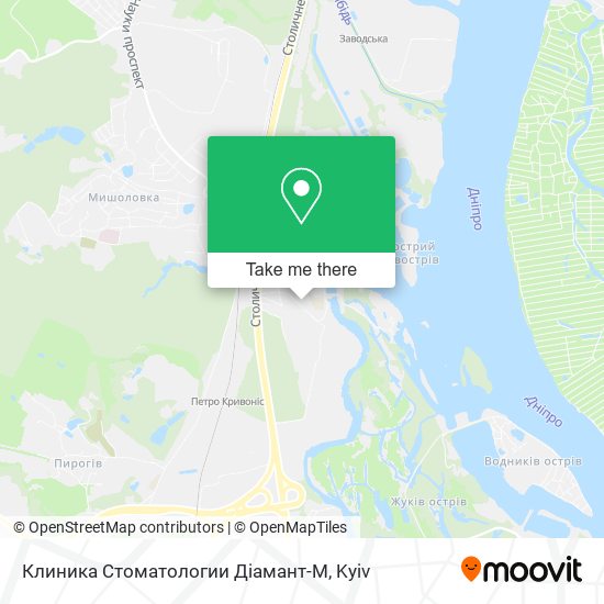 Карта Клиника Стоматологии Діамант-М