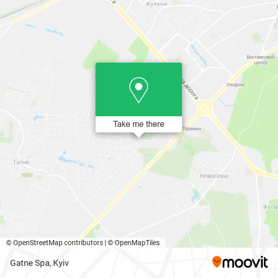 Карта Gatne Spa