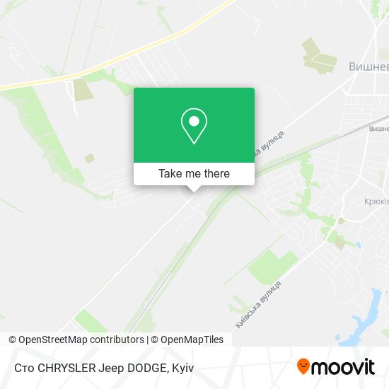 Карта Сто CHRYSLER Jeep DODGE