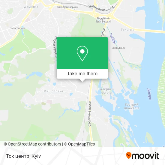 Карта Тск центр