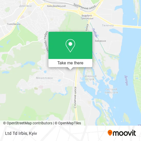 Карта Ltd Td Irbis