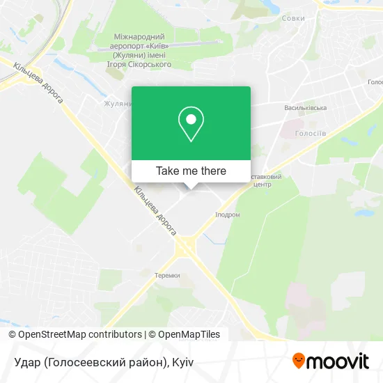 Удар (Голосеевский район) map