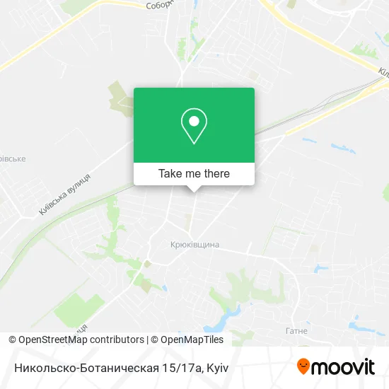 Карта Никольско-Ботаническая 15/17а