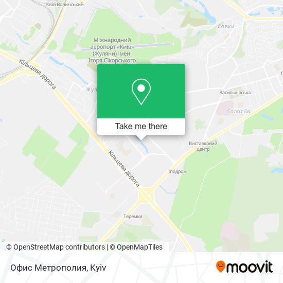 Карта Офис Метрополия