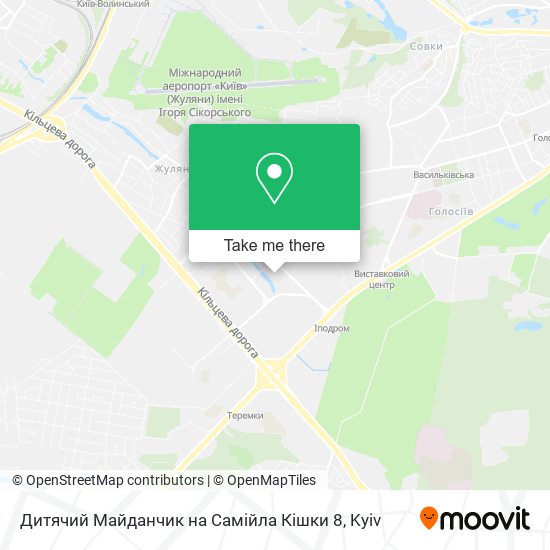 Дитячий Майданчик на Самійла Кішки 8 map