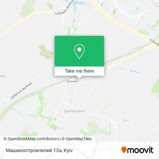 Карта Машиностроителей 13а