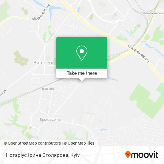 Карта Нотаріус Ірина Столярова