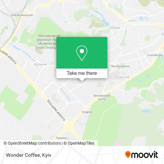 Карта Wonder Coffee