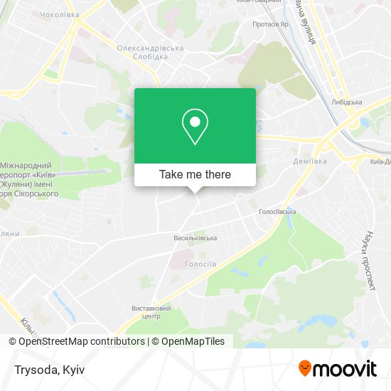 Trysoda map