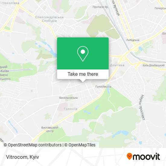 Карта Vitrocom