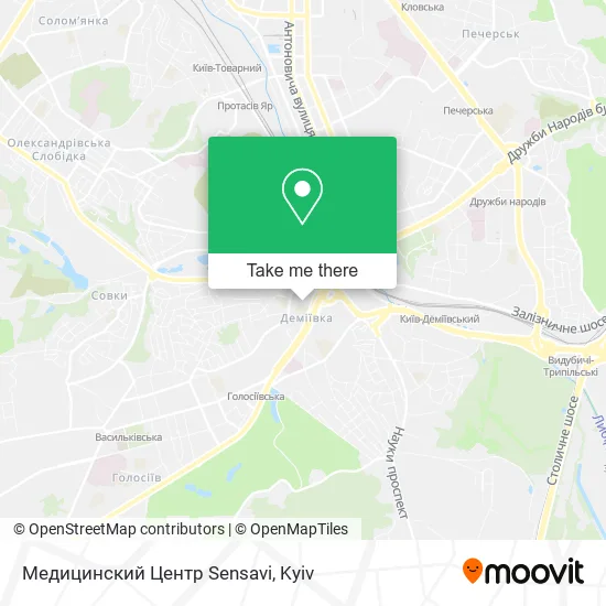 Медицинский Центр Sensavi map