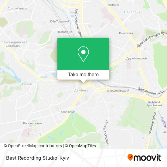 Best Recording Studio map