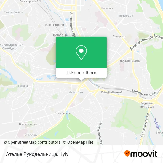 Карта Ателье Рукодельница