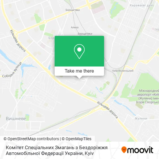 Карта Комітет Спеціальних Змагань з Бездоріжжя Автомобільної Федерації України