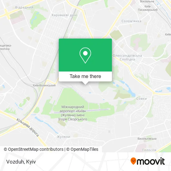 Карта Vozduh