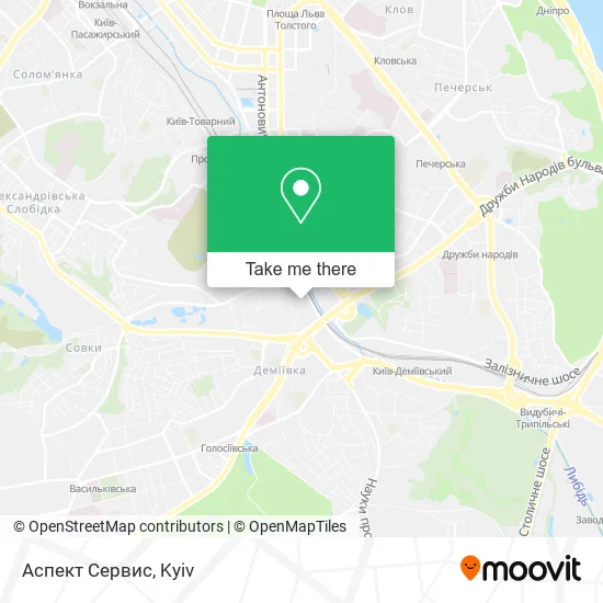 Аспект Сервис map