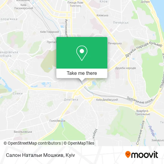 Салон Натальи Мошкив map