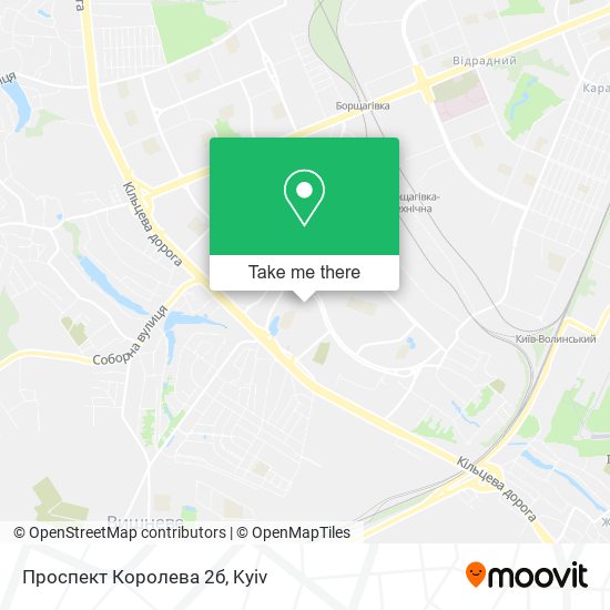 Проспект Королева 2б map