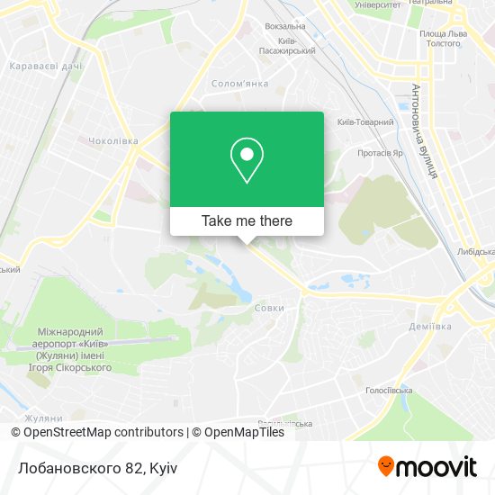 Карта Лобановского 82