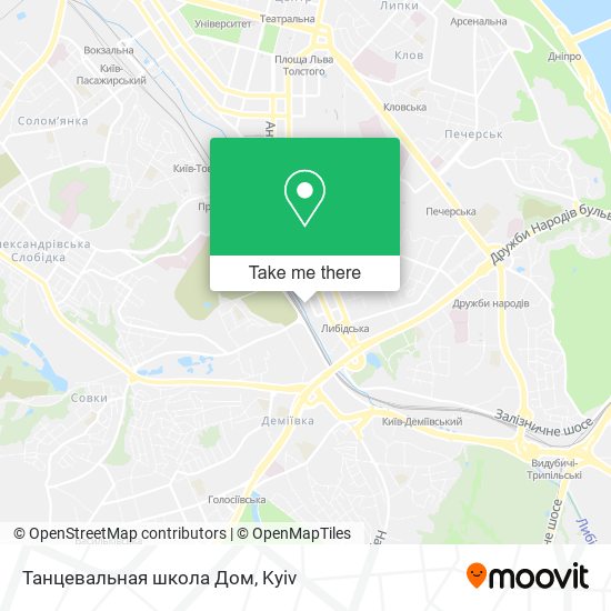 Танцевальная школа Дом map